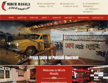 Tablet Screenshot of mirchmasala.org